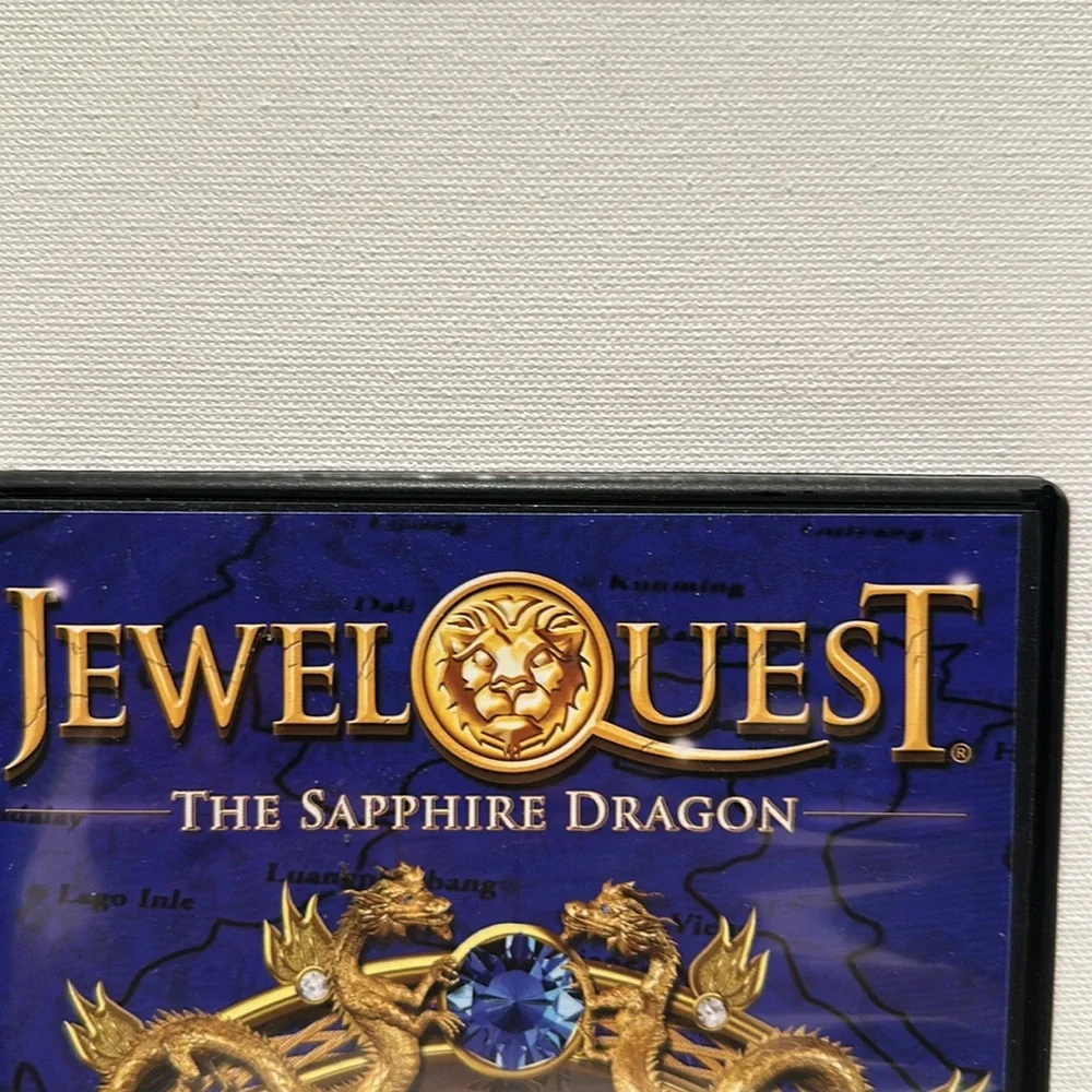 Used Jewel Quest The Sapphire Dragon PC CD-ROM Game.